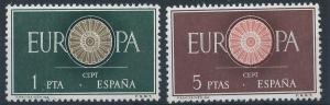 SPAIN 1960 SG1355-1356 Europa Set Mint MNH