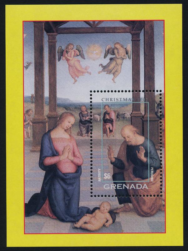 Grenada 3308-13 MNH Christmas, Art, Paintings