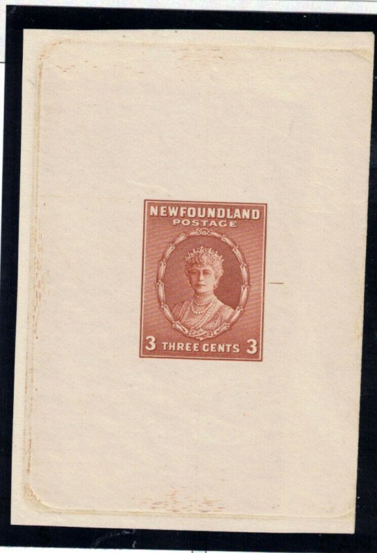 Newfoundland #187DP Very Fine Large Die Proof In Color Of Issue On White Wove