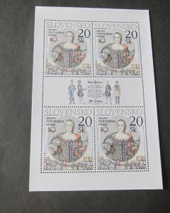 Slovakia Sc 369 people BLK(4) MNH