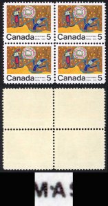 Canada Unitrade 522i 5c Centre Block Dot between M and A MNH Unitrade price 40