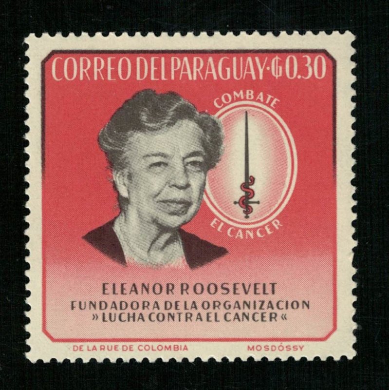Health, Eleanor Roosevelt, Paraguay, MNH, **, 30c (RT-1225)