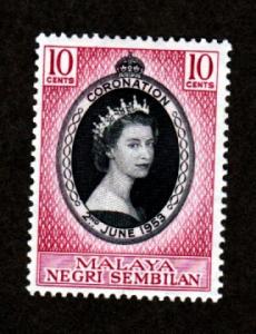 Malaya Negri Sembilan # 63 Mint Coronation!