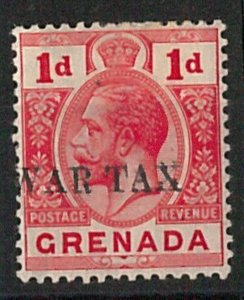 56845 - GRENADE - STAMPS: Stanley Gibbons # 109 MLH - DOUBLE OVERPRINT-