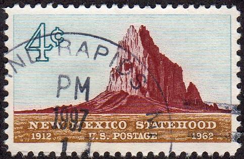 United States 1191 - Used - 4c New Mexico / Shiprock (1962) (2)