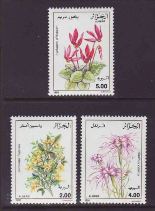 Algeria 936-940 Flowers MNH VF