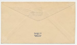 Cover / Postmark USA 1931 Municipal Air Port Dedication - Lions Club