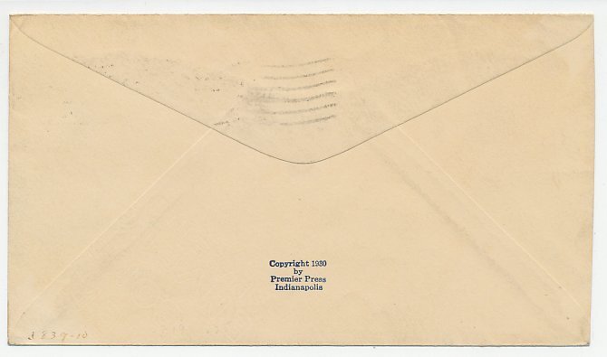 Cover / Postmark USA 1931 Municipal Air Port Dedication - Lions Club