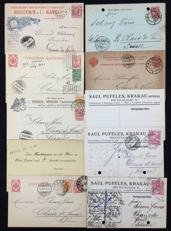 Germany Reich France Russia Postcards Stationery  (Apx 188 Items) MK2458