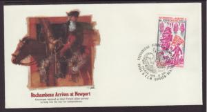 France 1712 Rochambeau 1980 Fleetwood U/A FDC