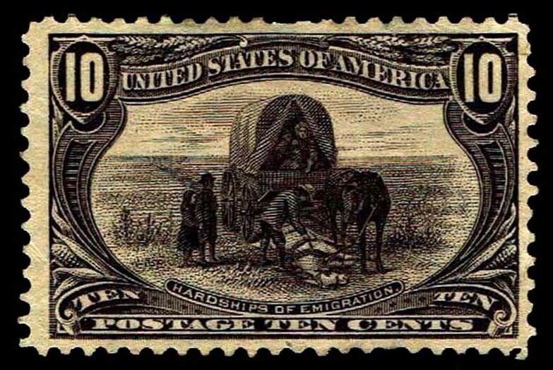 US.#290 .10c Trans-Miss Issue of 1898 - Unused NG - F/VF - CV$50.00 (ESP#0703)