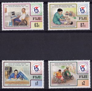 Fiji 1998 Sc#810/813 DISABLED PERSONS Set (4) MNH