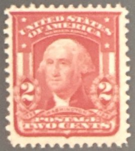 Scott #319 1903 2¢ George Washington MNH OG
