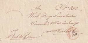 1847, Stampless: Brzesc to Wloclawek, Poland (45483) 