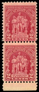 US Sc 680 MNH PAIR - 1929 2¢ -Battle of Fallen Timbers