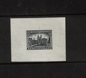 Newfoundland #215DP(TC) Extra Fine Trial Color Die Proof In Black On White Wove