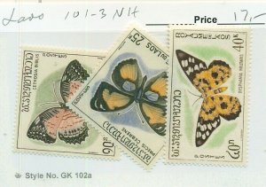LAOS #101-3, Mint Never Hinged, Scott $17.00