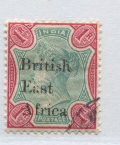 British East Africa 1895 1 rupee used