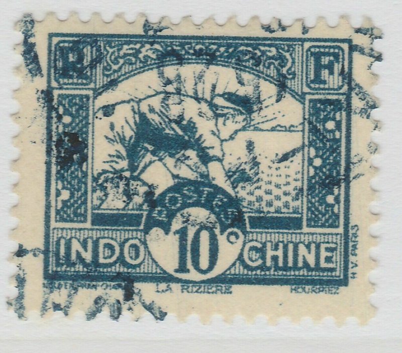 1931-41 French Indochina 10c Used France Colony A18P52F183-