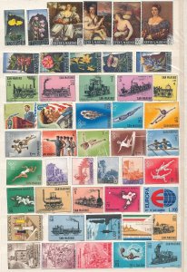 San Marino Sport Art Dinosaurs MNH(Apx 120 Items) HP285