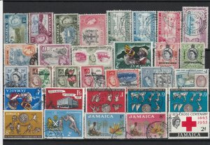 vintage jamaica stamps ref r9786