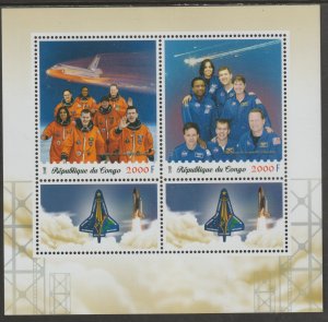 SPACE - COLUMBIA sheet containing two values mnh