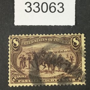 US STAMPS  #289 USED LOT #33063