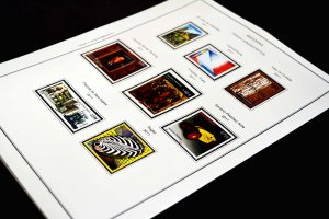 COLOR PRINTED ANDORRA [FRENCH] 1931-2020 STAMP ALBUM PAGES (100 illustr. pages)