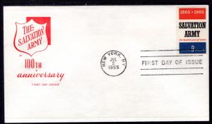 US 1267 Salvation Army House of Farnam U/A FDC