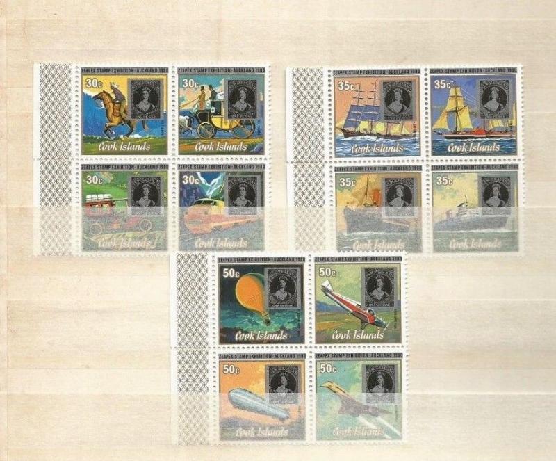 COOK ISLANDS SCOTT 514-6 MNH 