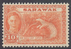 Sarawak Scott 186 - SG177, 1950 George VI 10c MH*