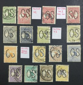 MOMEN: AUSTRALIA SG #O1-O12 1913 KANGAROO USED £1,800 LOT #60200