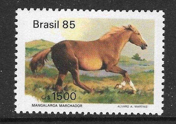 BRAZIL SG2134 1985 1500cr HORSES MNH