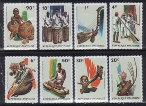 Rwanda 515-22 Musical Instruments Mint NH