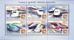 GUINEA - 2011 - Japanese H S T Philanippon - Perf 6v Sheet - Mint Never Hinged