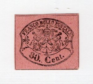 Roman States  -  Sc# 18 Mint no gum - Glossy Paper      /      Lot 1225078