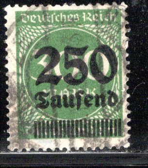 Germany Reich Scott # 257, used, exp h/s