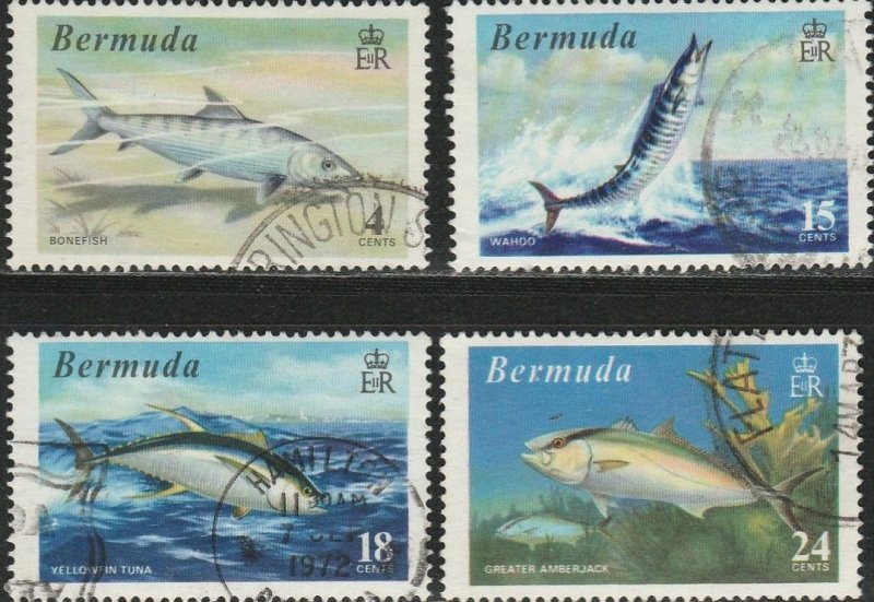 Bermuda, #292-295 Used From 1972