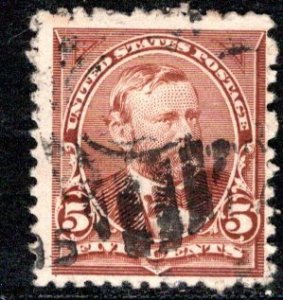 United States Scott # 255, used