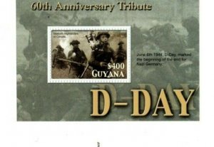 Guyana - 2005 - D-Day/Canadians - Souvenir Sheet - MNH
