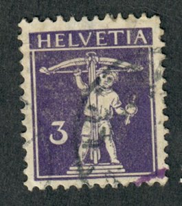 Switzerland #150 used single