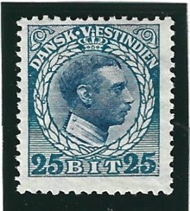 Danish West Indies (DWI) Scott #55 Mint NH 25b 2019 CV $4.00+