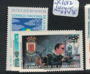 Chile SC 1012, 1014-5 MNH (1eba)