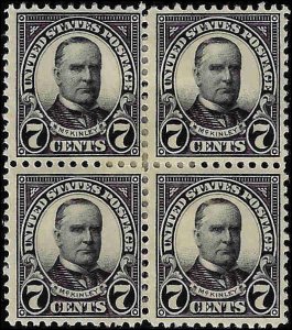 559 Mint,OG,HR... Block of 4... SCV $32.50