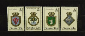 15660   GIBRALTAR   MNH # 501, 502, 503, 504                  CV$ 9.50