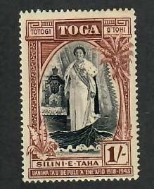 Tonga;  Scott 86; 1938; Unused; NH