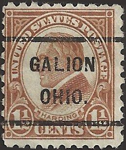 # 582 USED BROWN WARREN G. HARDING