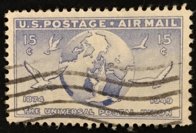 US #C43 Used Single UPU SCV $.25 L21