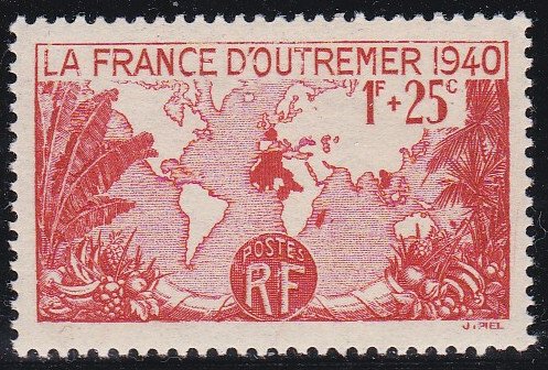 France Sc #B96 Mint Hinged; Mi #466