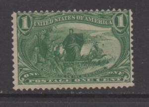 Scott#  285   unused  OG hinged   Single